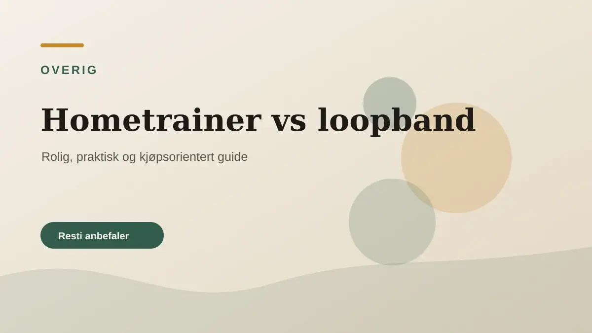 Hometrainer versus loopband vergeleken, editoriale illustratie voor de categorie overig op Slimgekozen.nl